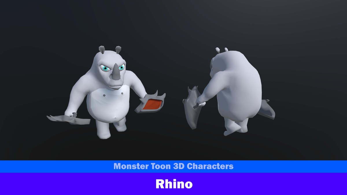 Monster Toon 3D Characters