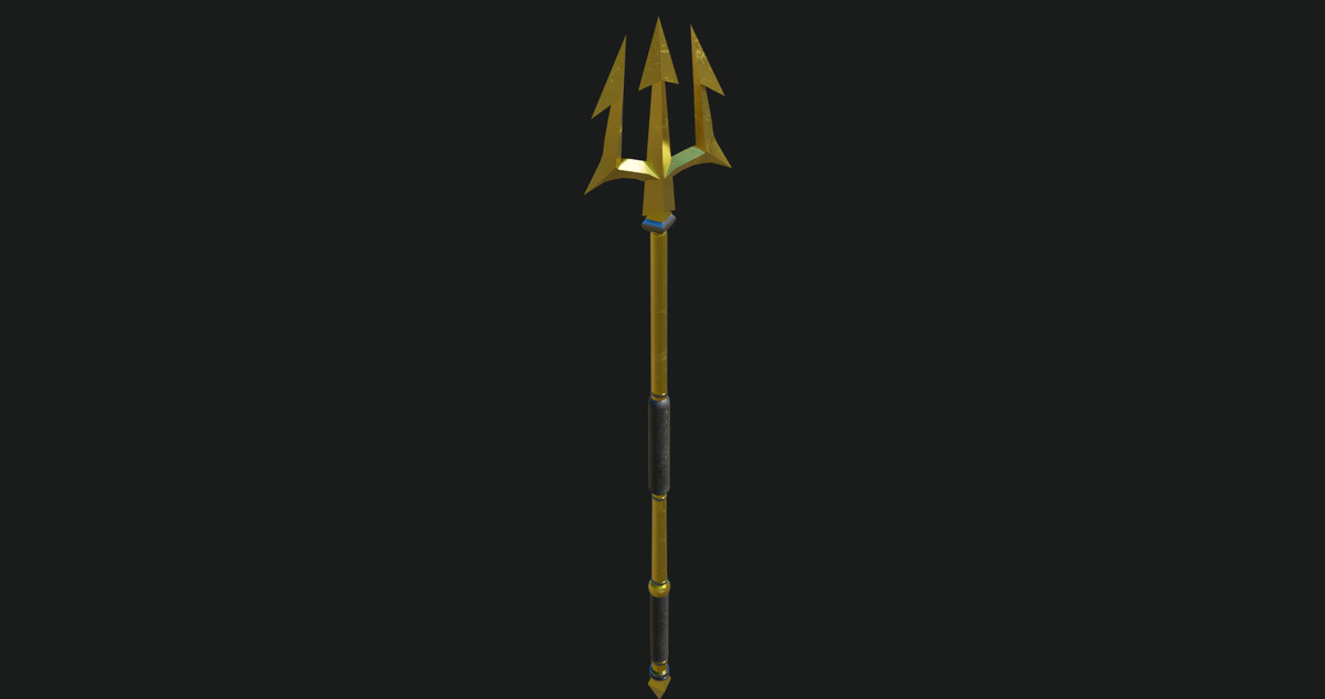 Trident Medieval Gold URP and HDRP Textures