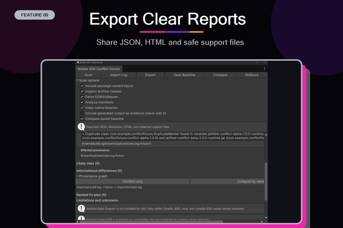 Mobile SDK Conflict Doctor
