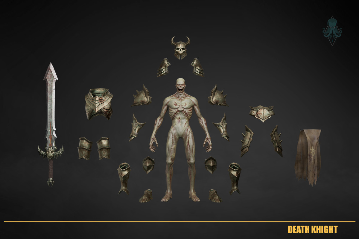 Modular Fantasy Character Death Knight