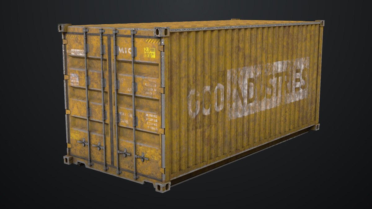 5 Cargo Dusty Container 20ft Single Mat