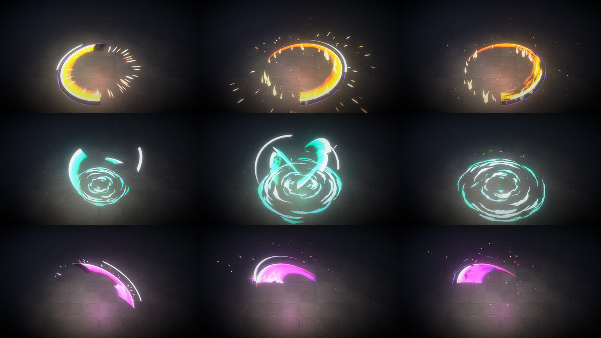 Stylized Combat VFX - 150 Effects