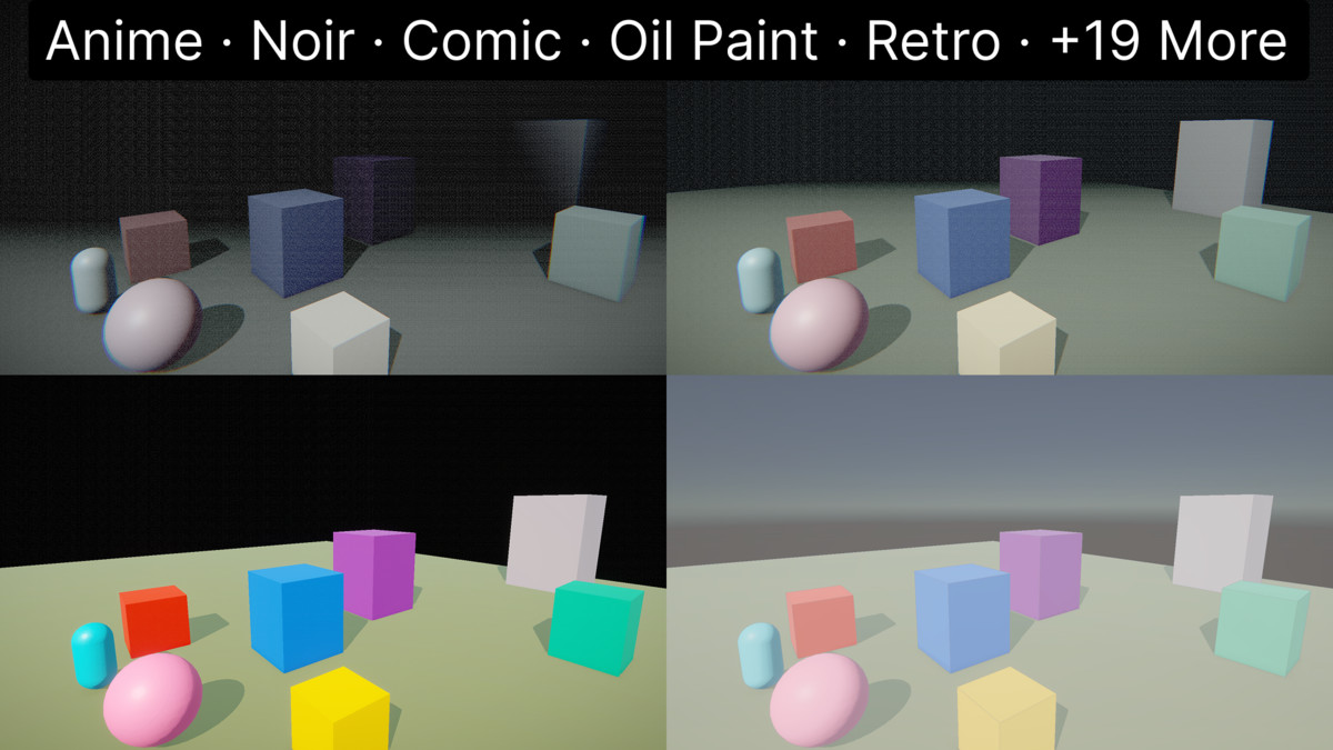 StyleForge — Stylized Post Processing & Art Style Editor (URP)