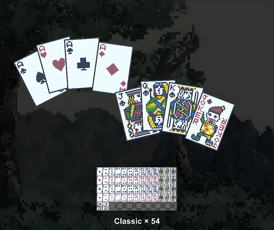 Pixel Poker Card | 2D Card Artwork
