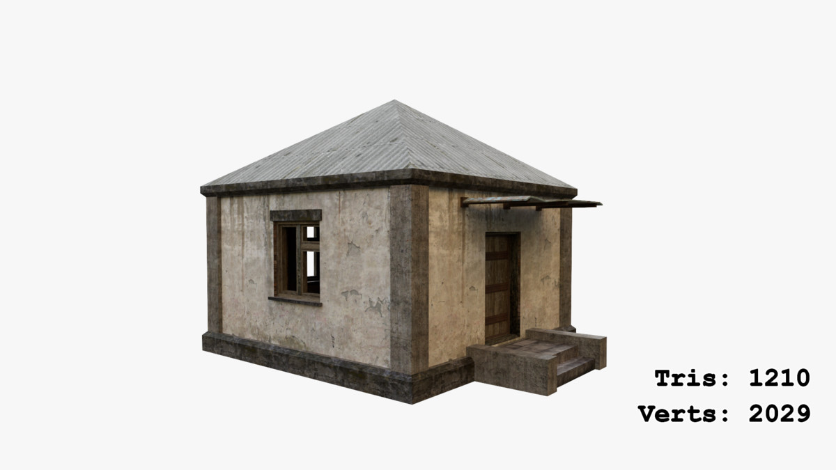 Abandoned Apocalyptic Buildings Mega Pack