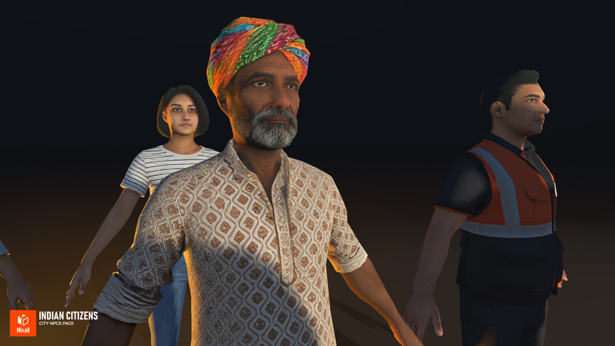 Indian Citizens – City NPCs Pack