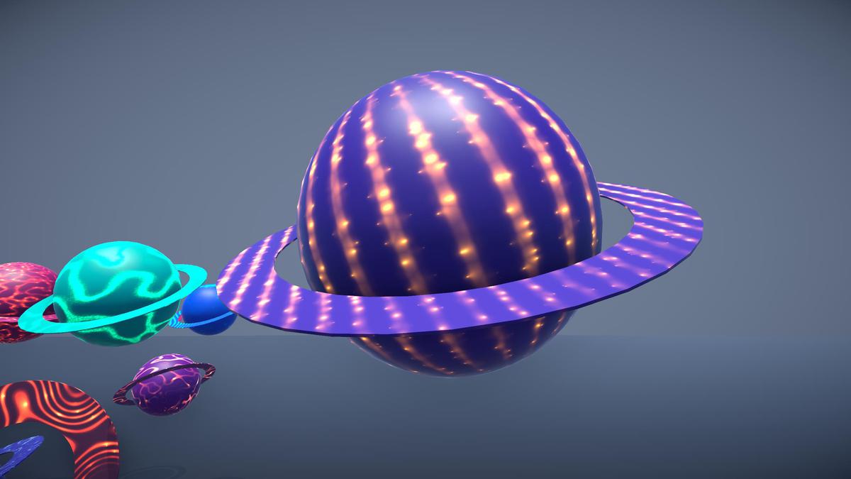 Animated Abstract Shader & Props