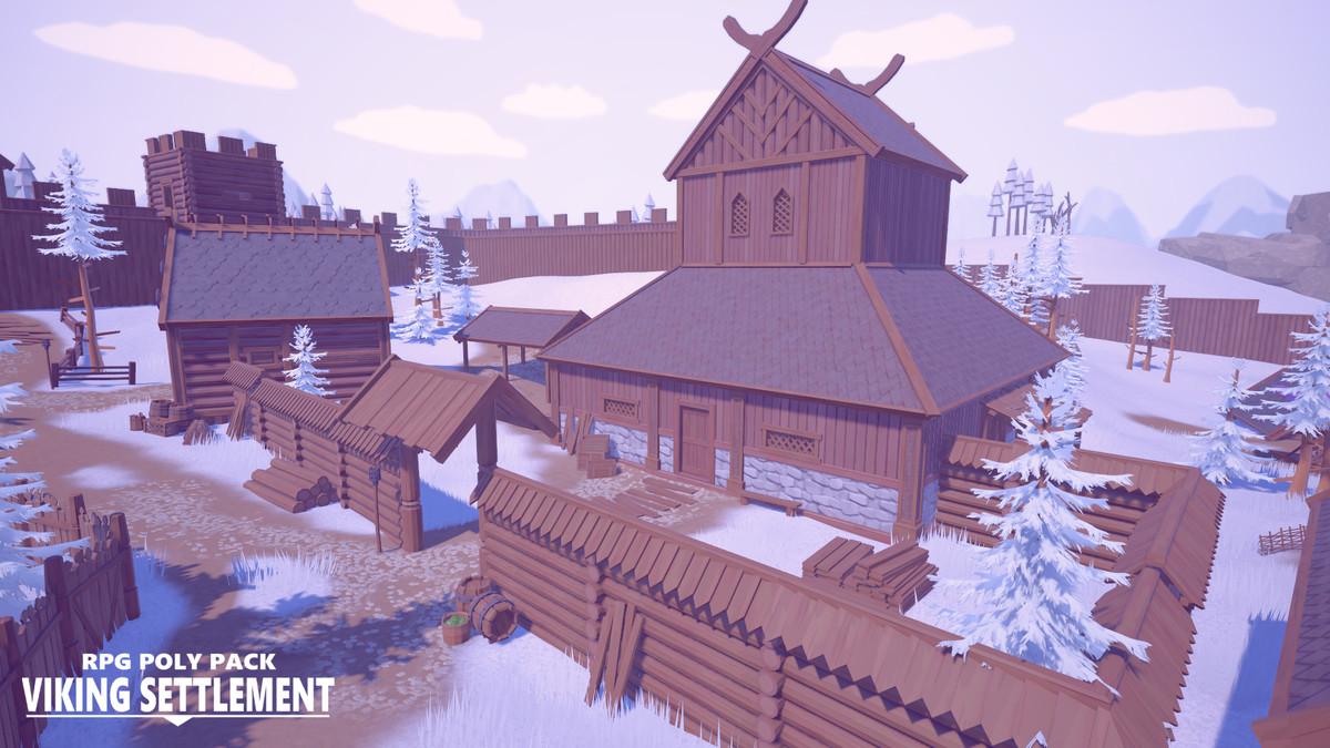 RPG Poly Pack - Viking Settlement