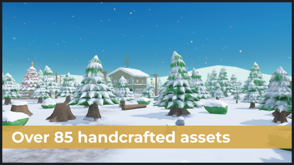 Winter & Christmas Low Poly Package