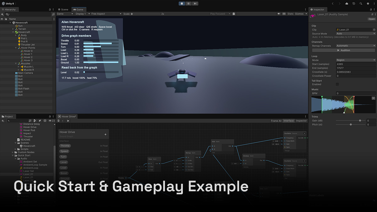 Audity - Node-Based Audio Middleware & Sound Design Toolkit