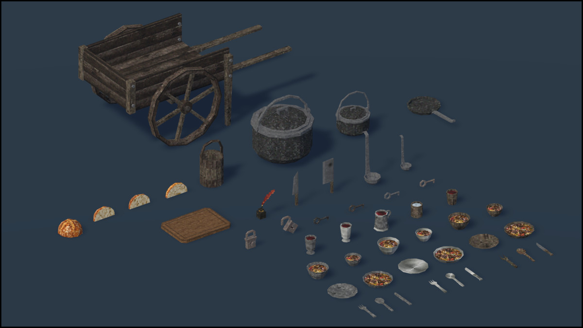 Cold Fortress - Retro Style Modular Environment Pack