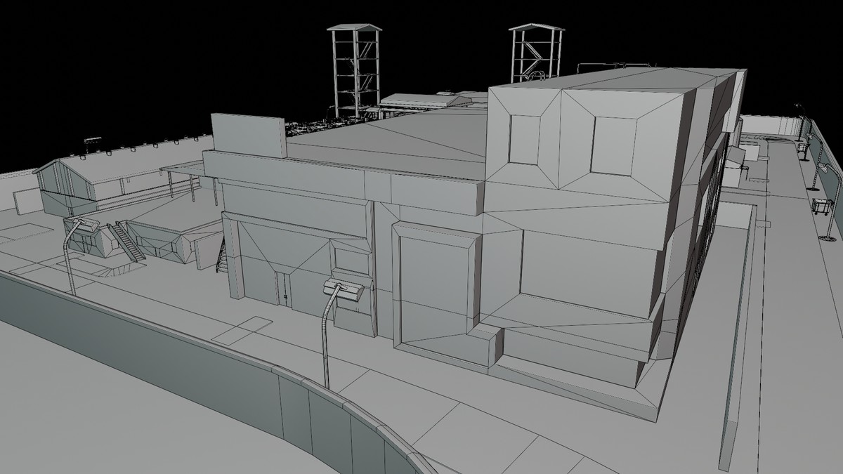 Factory Warehouse Exterior and Interior URP and HDRP Textures