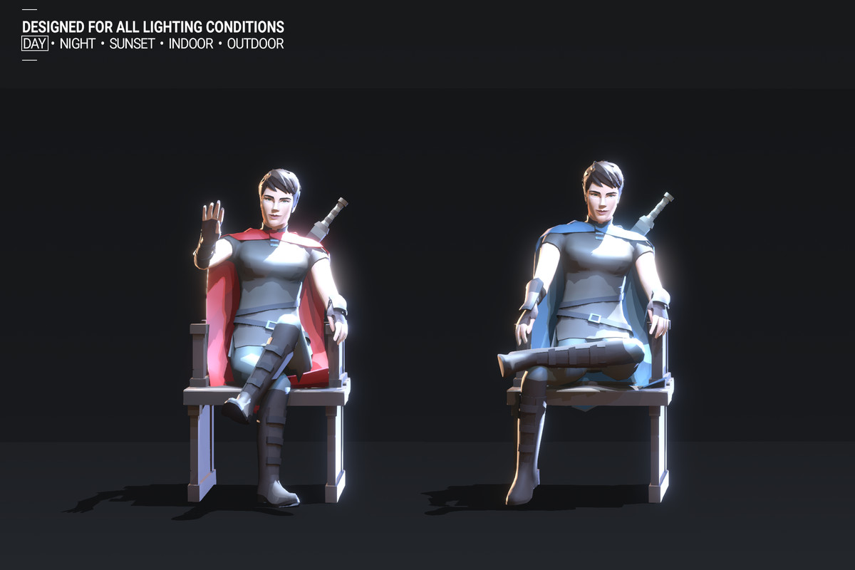 Polyquest Heroes: Warrior I Huntress