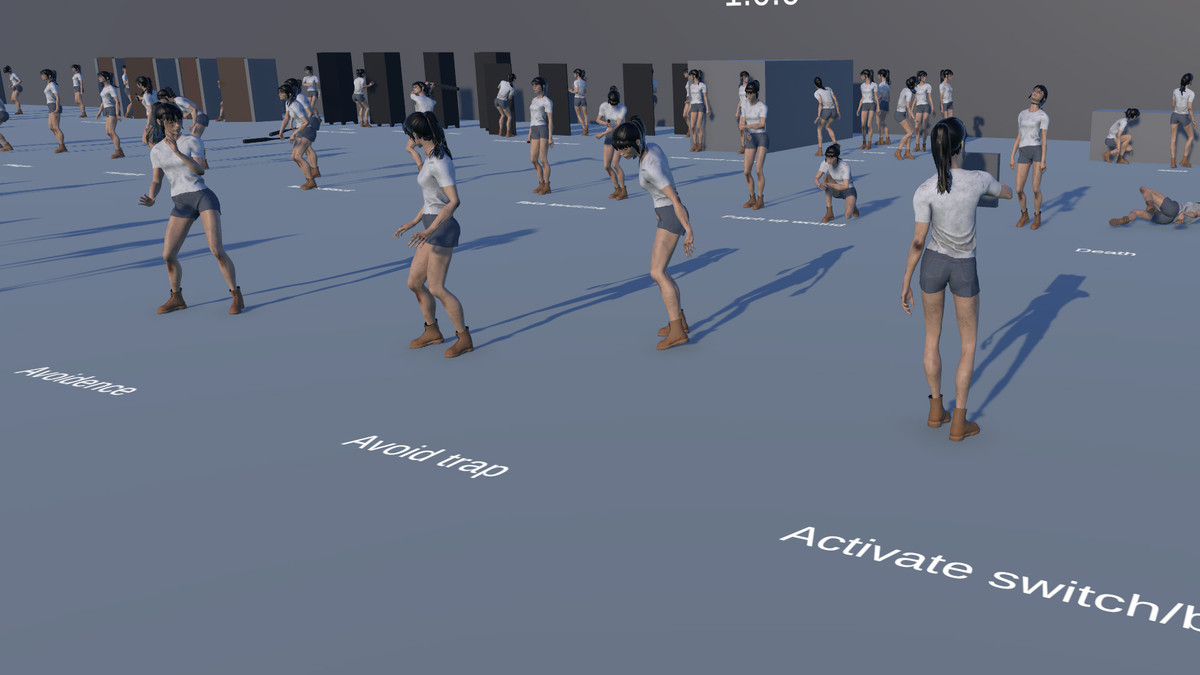 Female Horror Survivor Animations