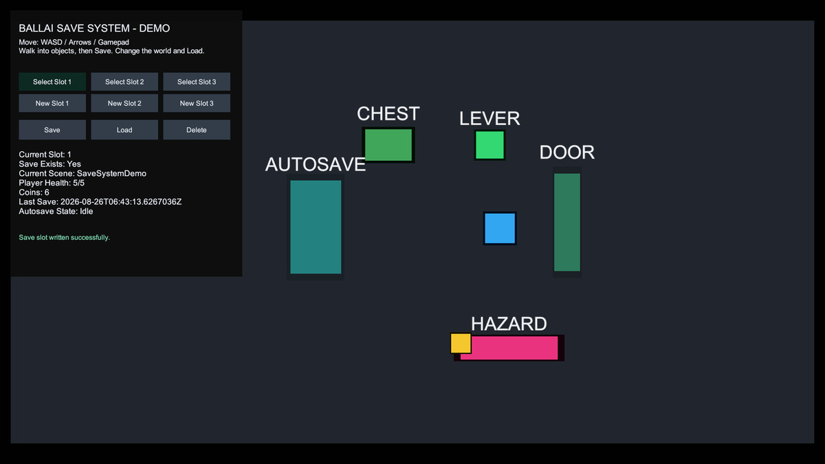 Ballai Save System