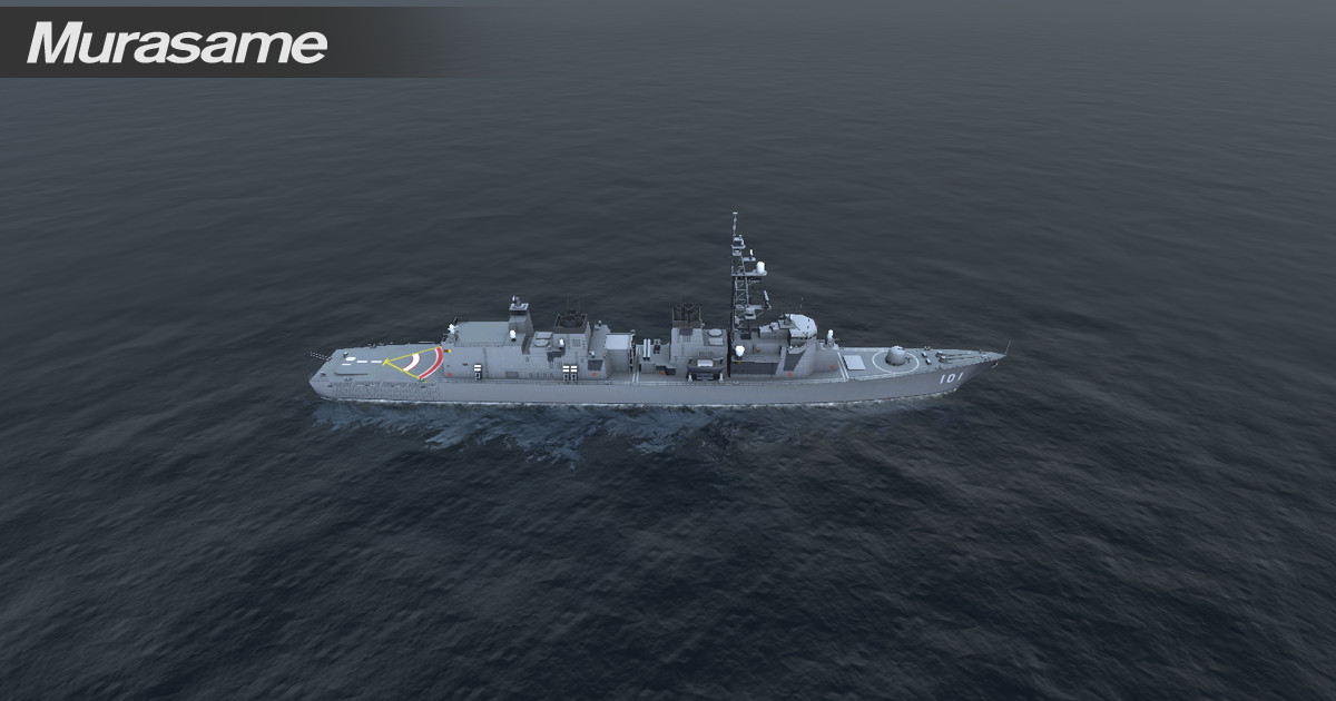 Low Poly Military Warship Collection 11