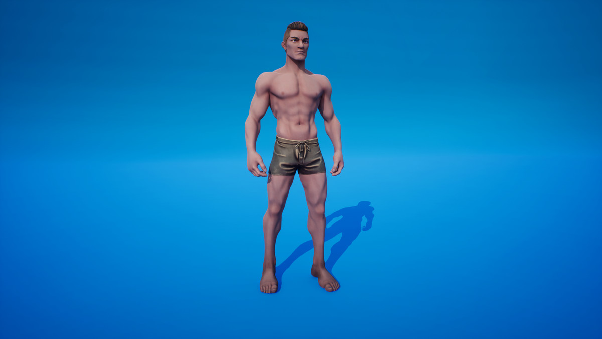 Man Warrior Character