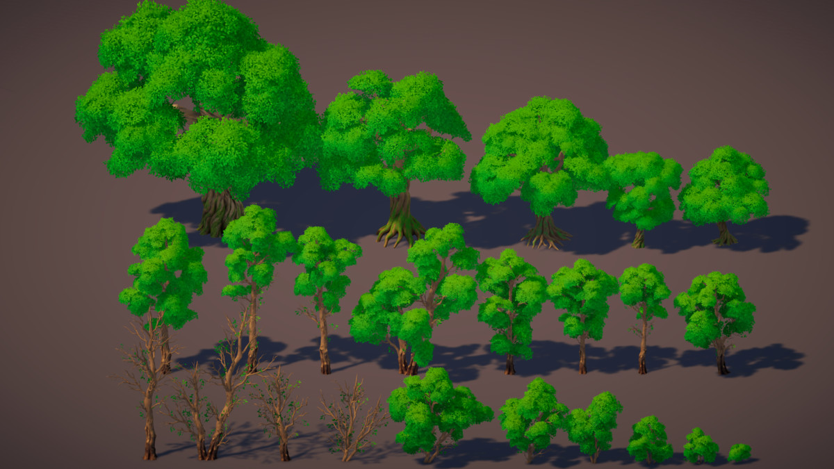 Fantasy Worlds - Forests, Meadows & Dungeons - Stylized 3D Environment