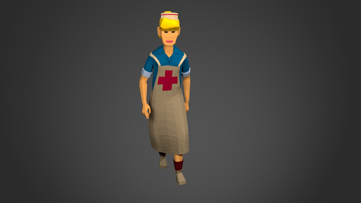3D Characters World War 2 Lowpoly Pack