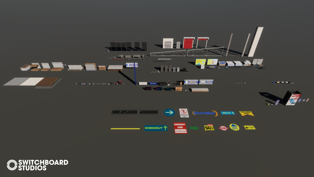 Electronics Mega Store Modular Environment