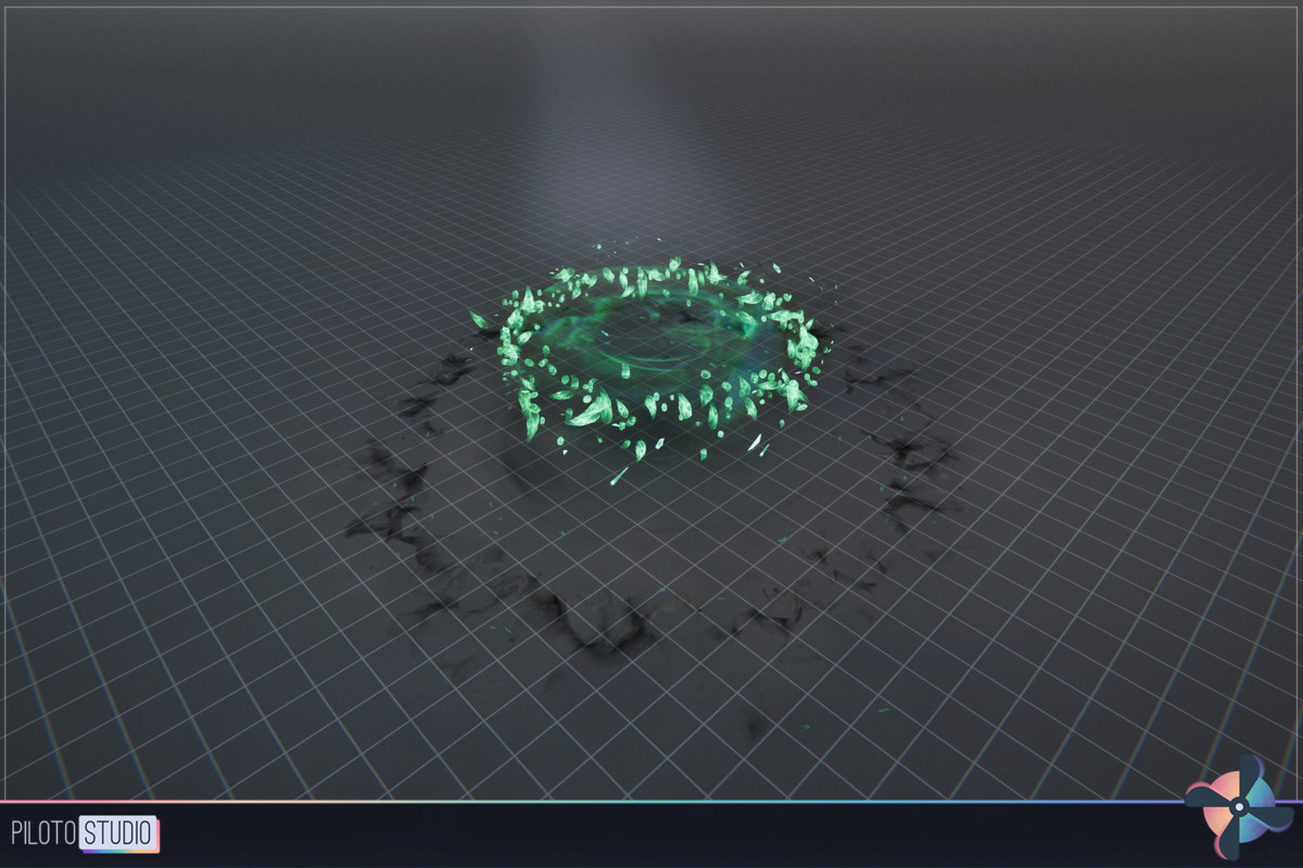 Realistic ARPG Life Crystal Spells VFX