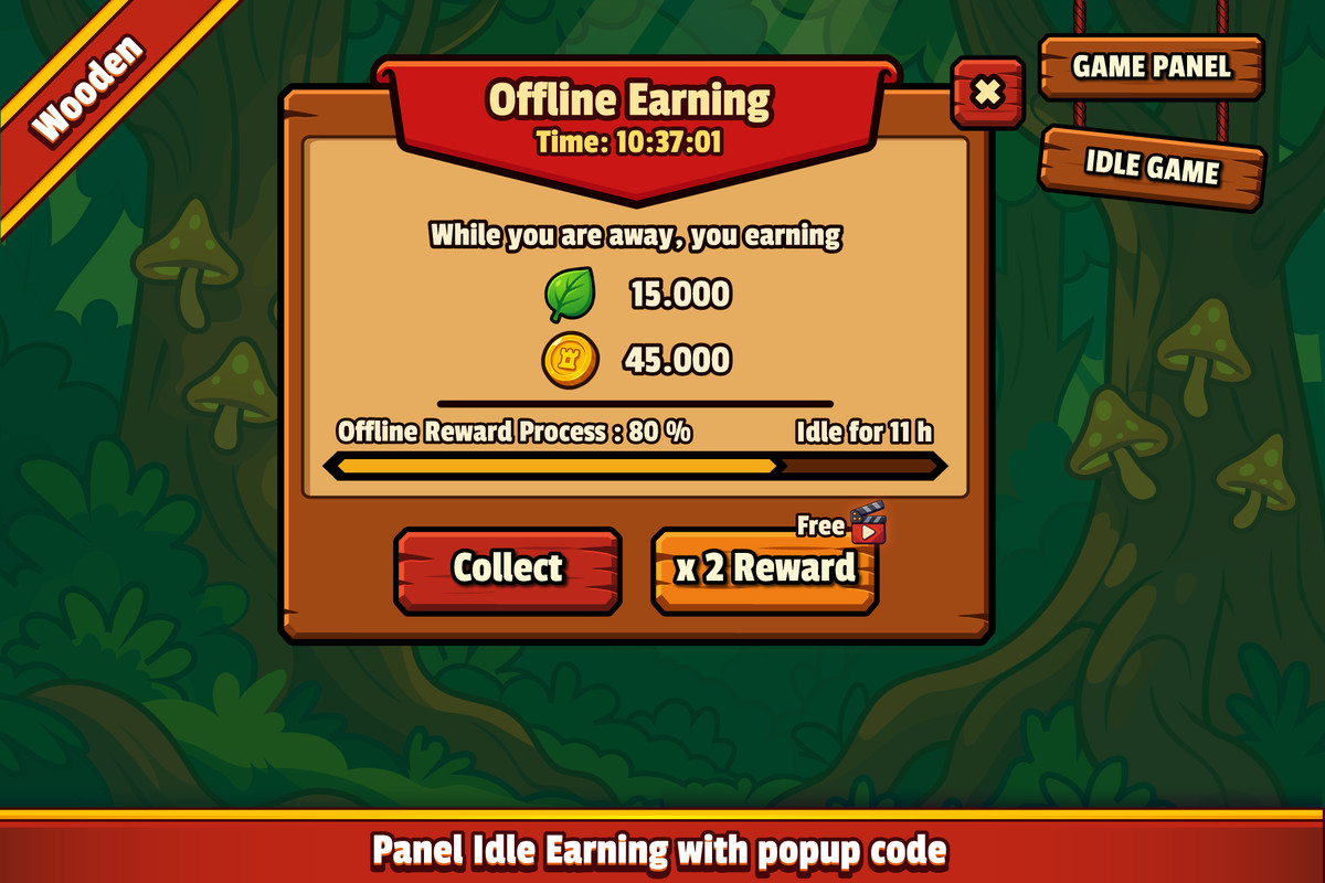 Mystic Realm - Wooden GUI Pack