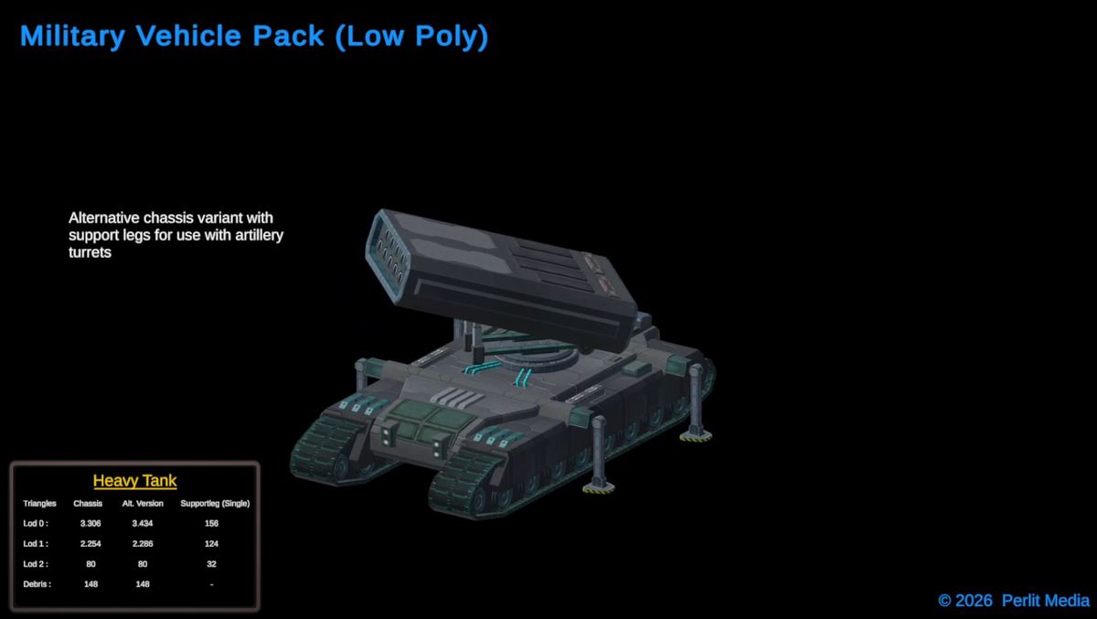 3D Military Vehicle Pack (LowPoly)