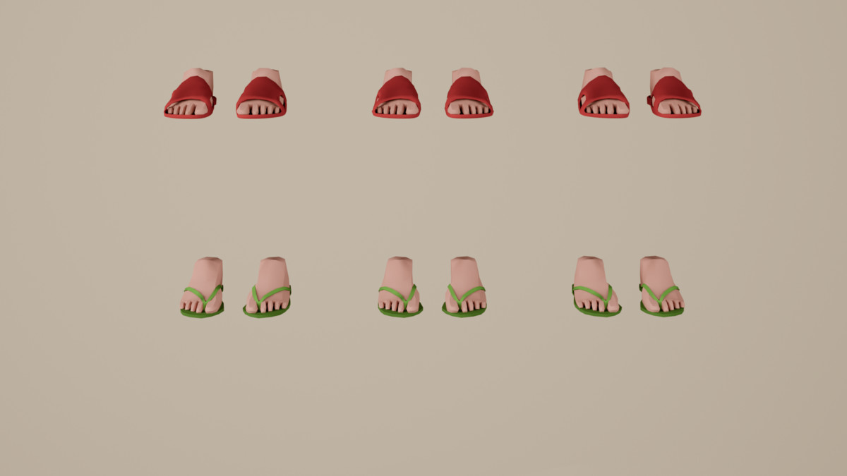 Modular Female Character Creator