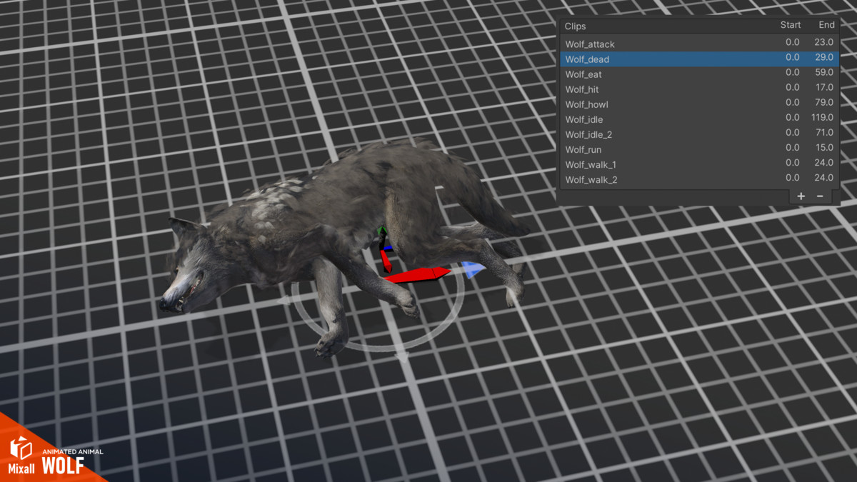 Wolf - animated animal