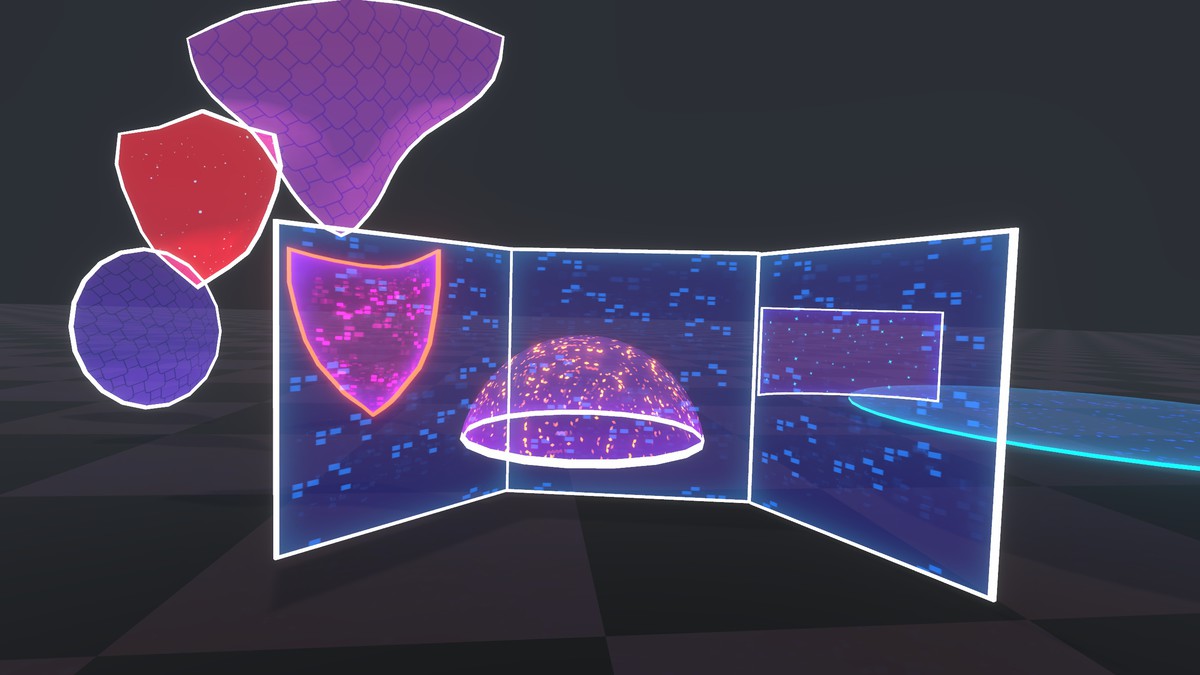 Sci-Fi Defense Shields 3D