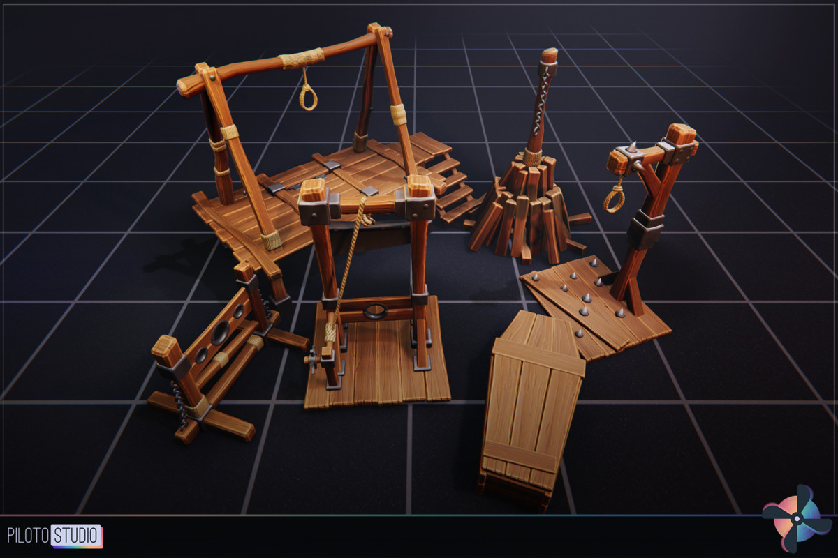 Mega Stylized PBR Environment Pack +500 Assets - Modular Houses, Water Shader