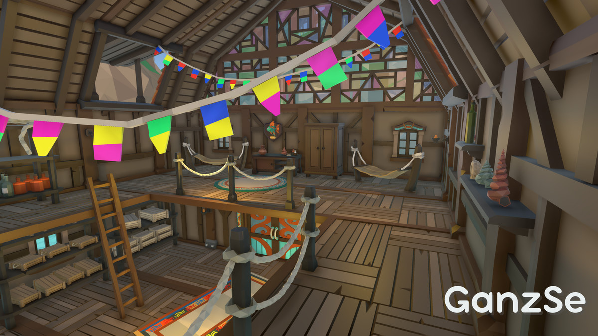 GanzSe Fishing Harbor - Stylized Low Poly Environment