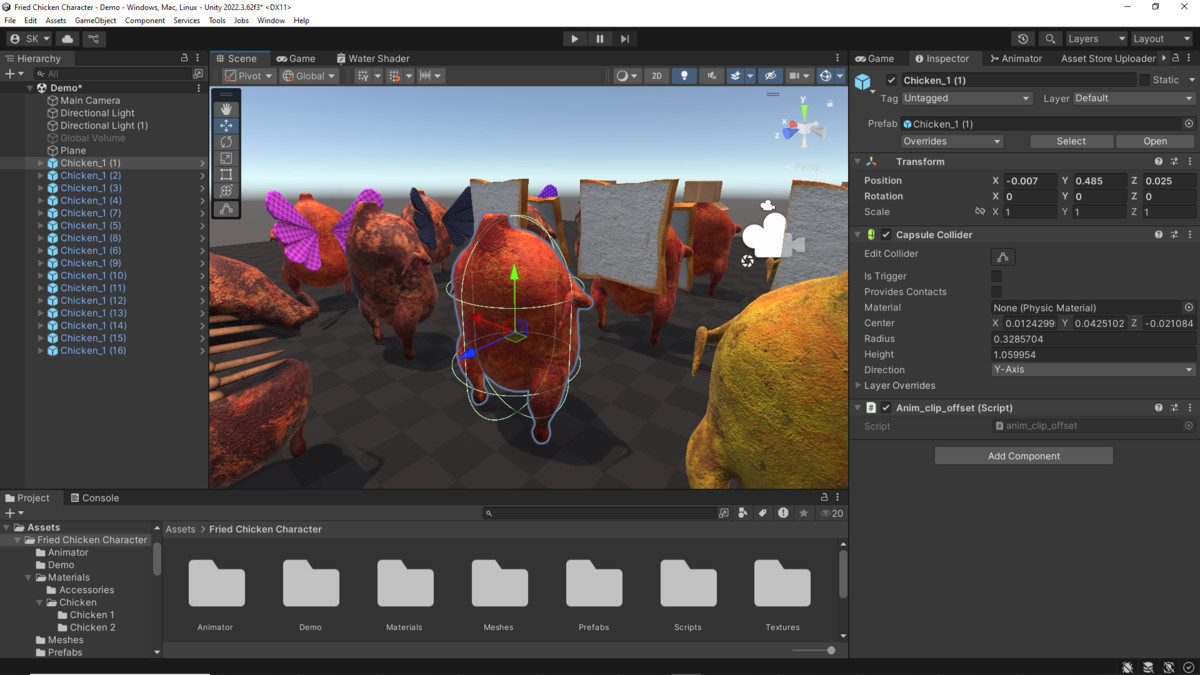 Fried Chicken 3D – Animated Character