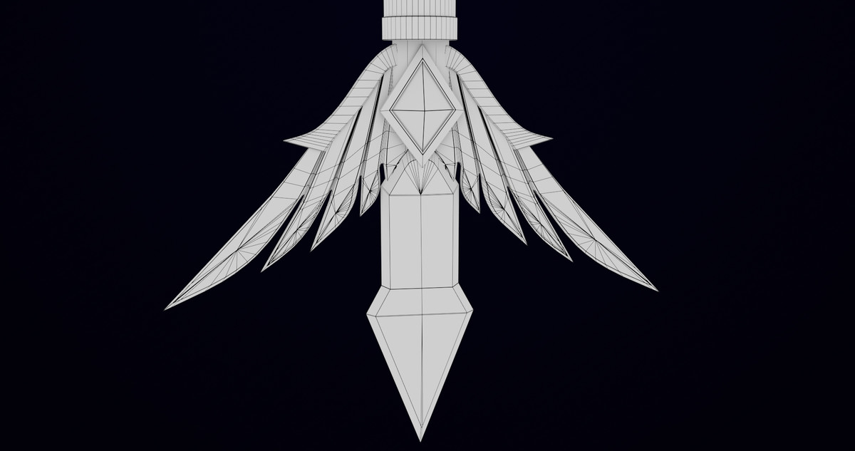 Fantasy Trident 05 URP HDRP Textures