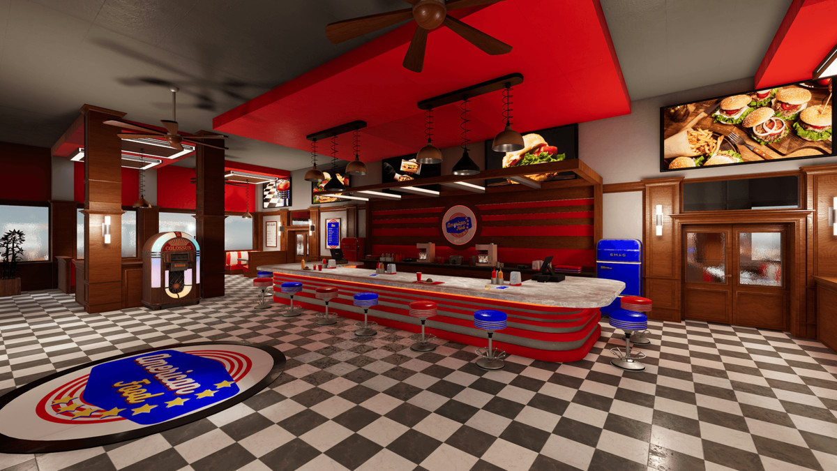 Fast Food - American Diner (URP)