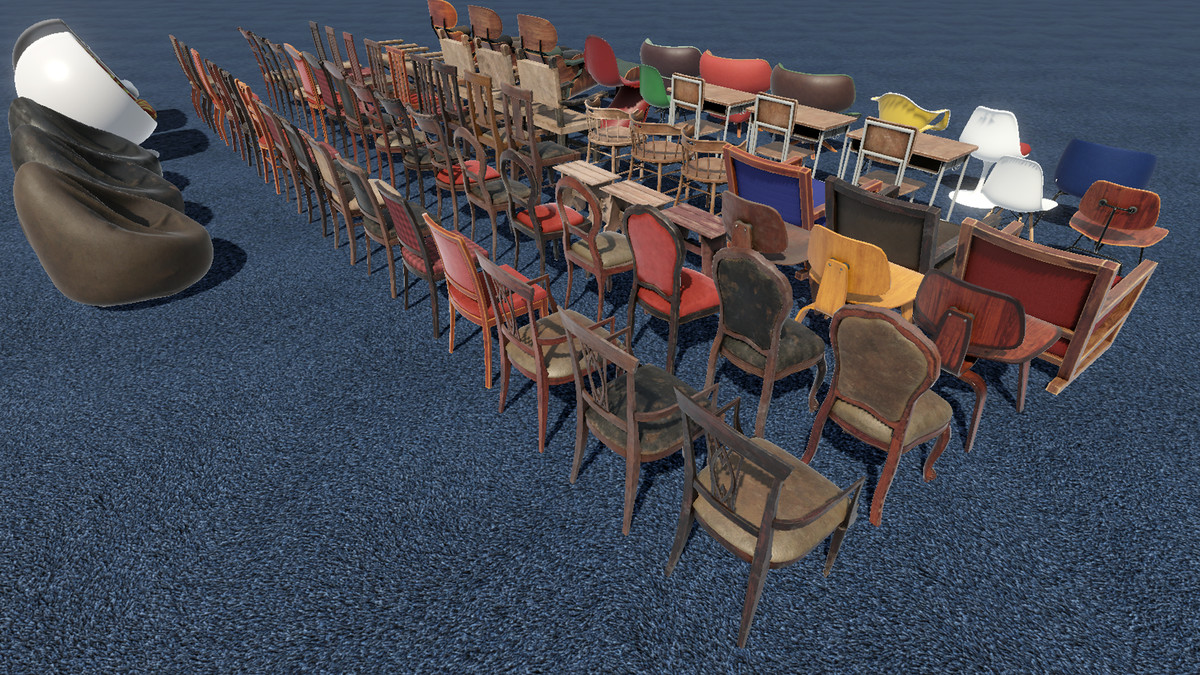 Chairs Collection : Furniture Pack