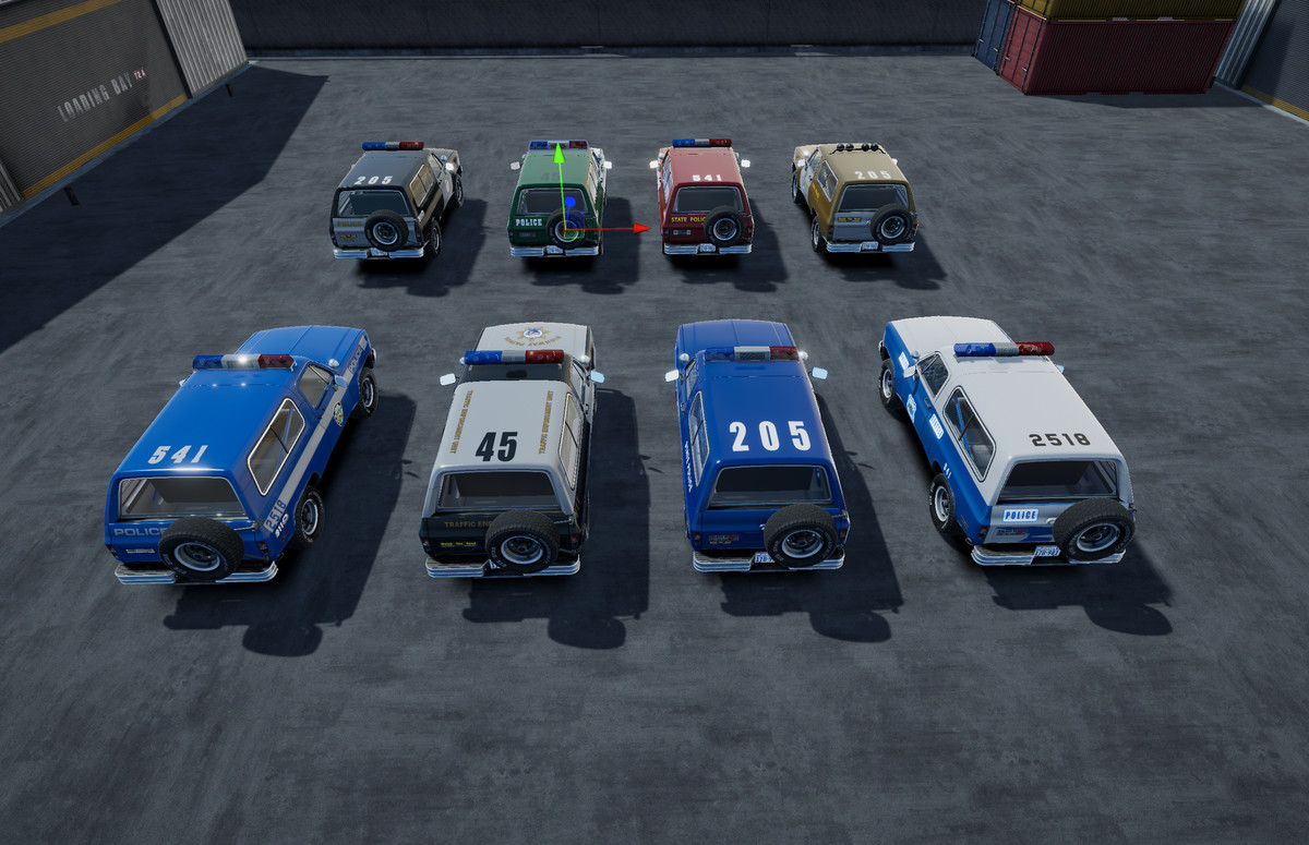 80s Offroad police car