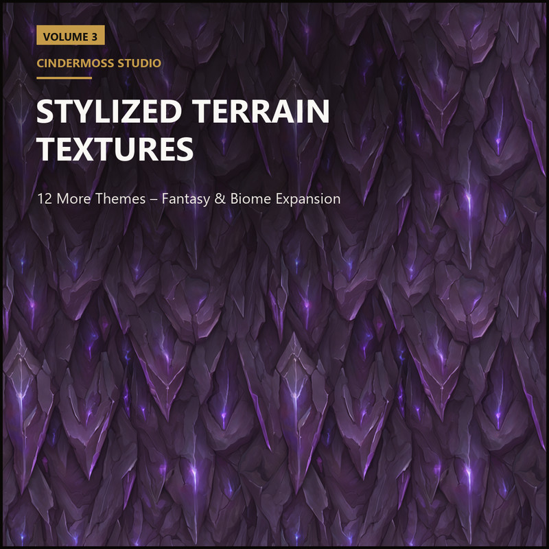 Stylized Terrain Textures - Volume 3