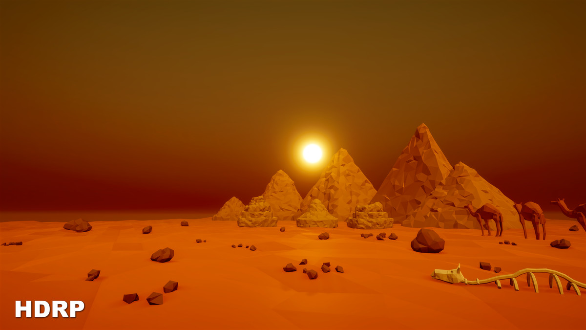 Low Poly Desert Egypts