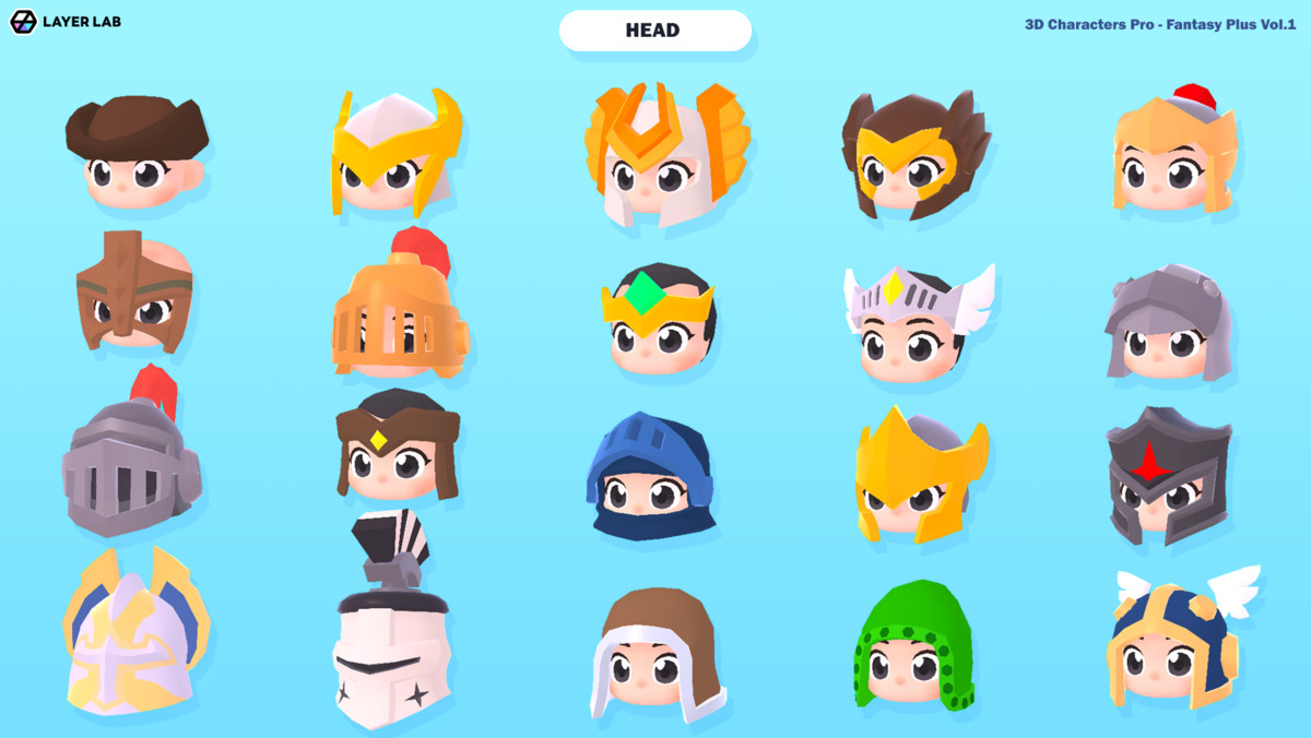 3D Characters Pro - Fantasy Plus Vol. 1