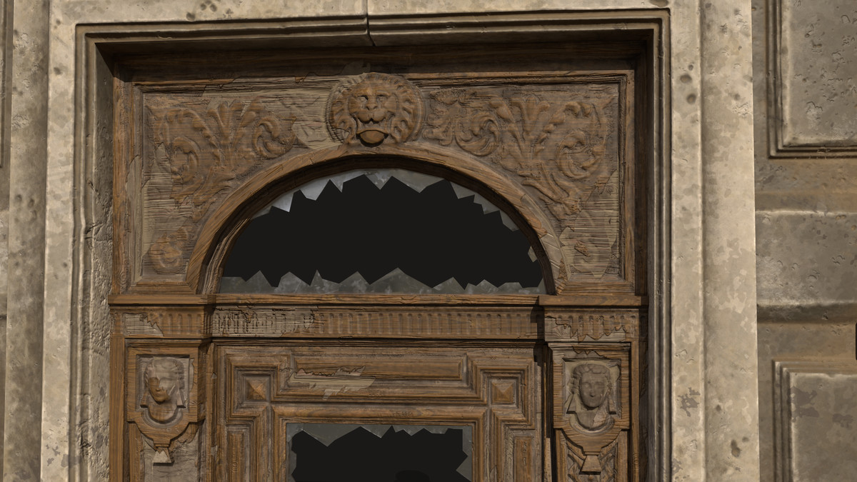 Old Portal Abandoned Door