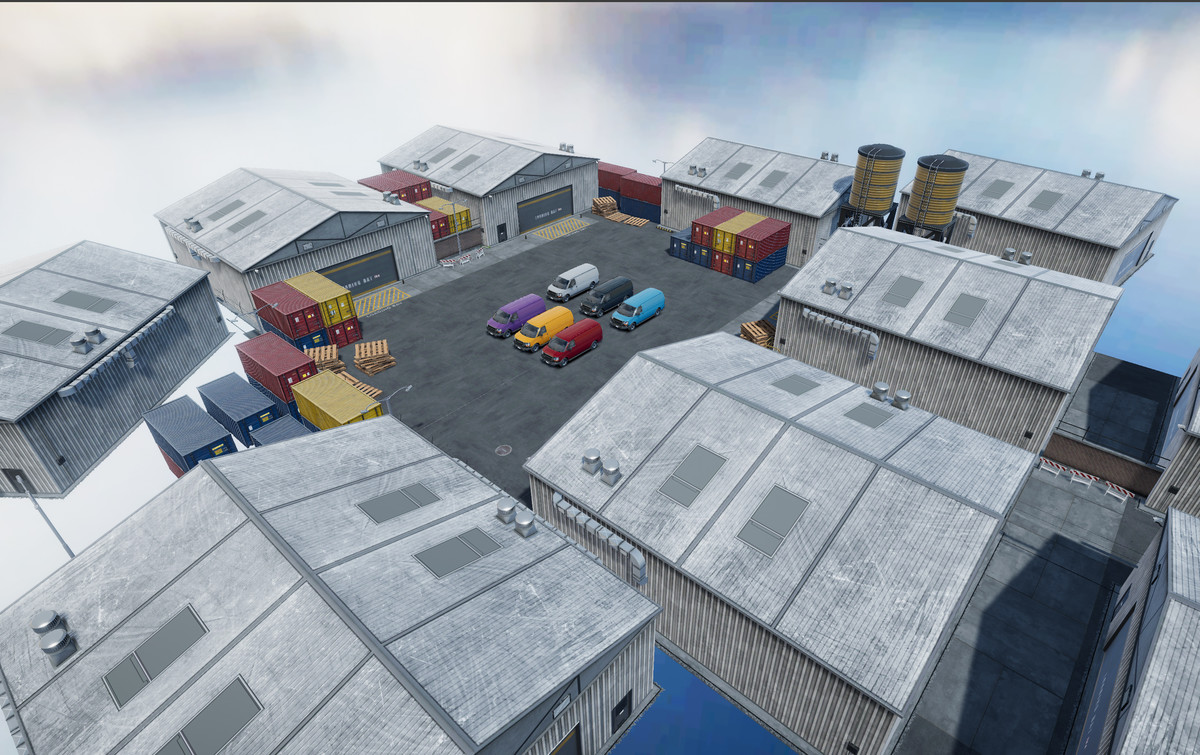 Industrial american van