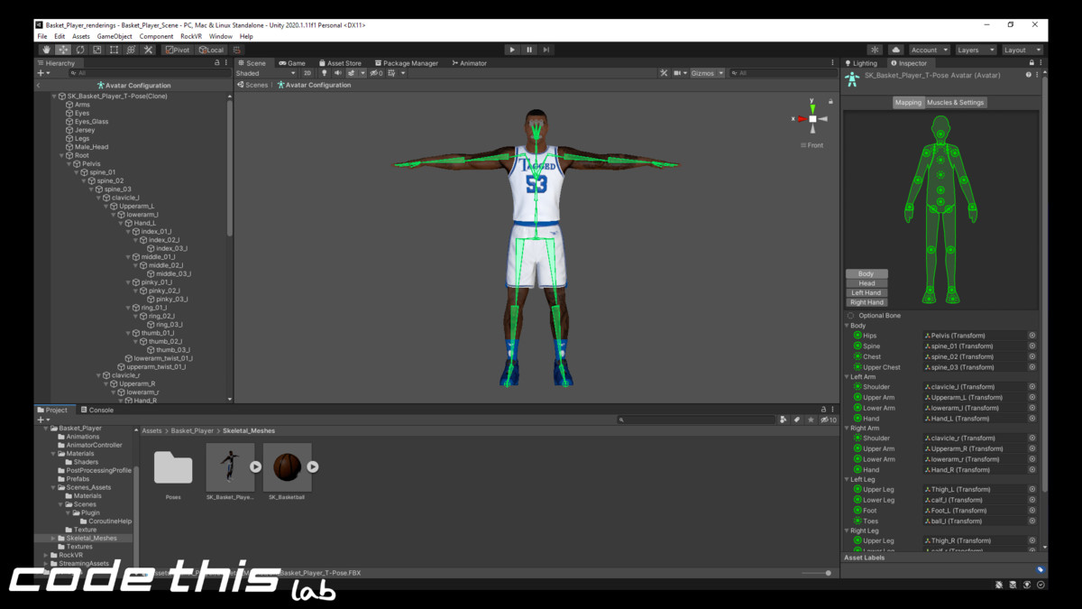 Basket Player Animated