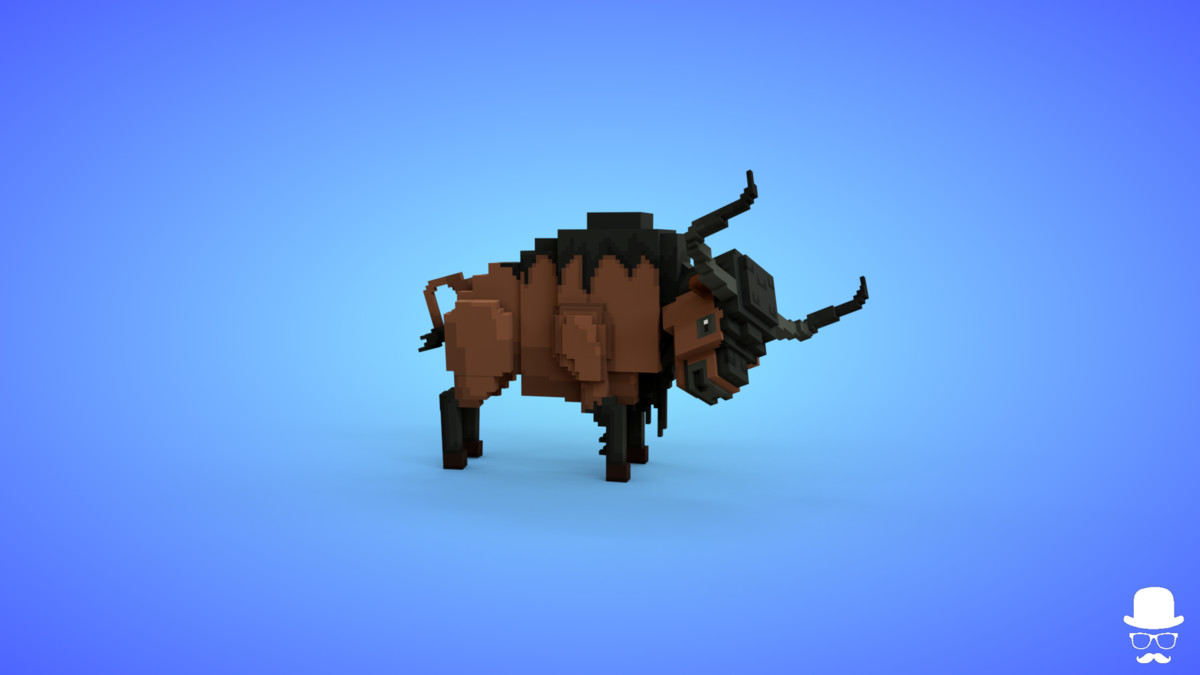 Voxel Prehistoric Animals Pack