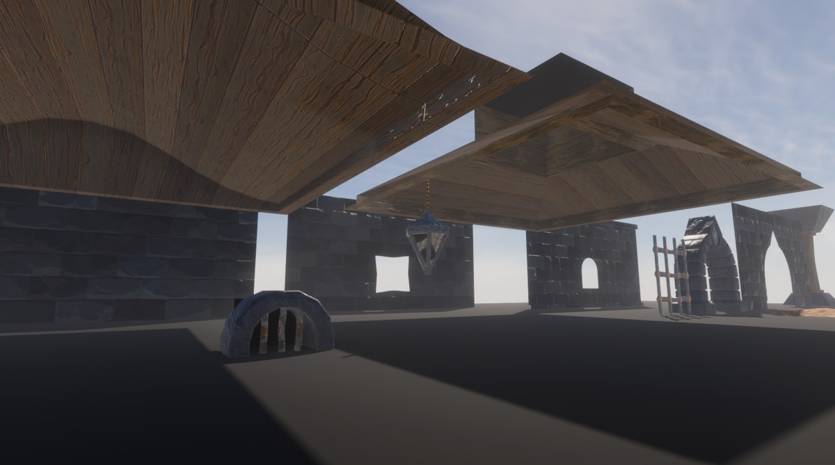 Stylized Modular Prison Dungeon