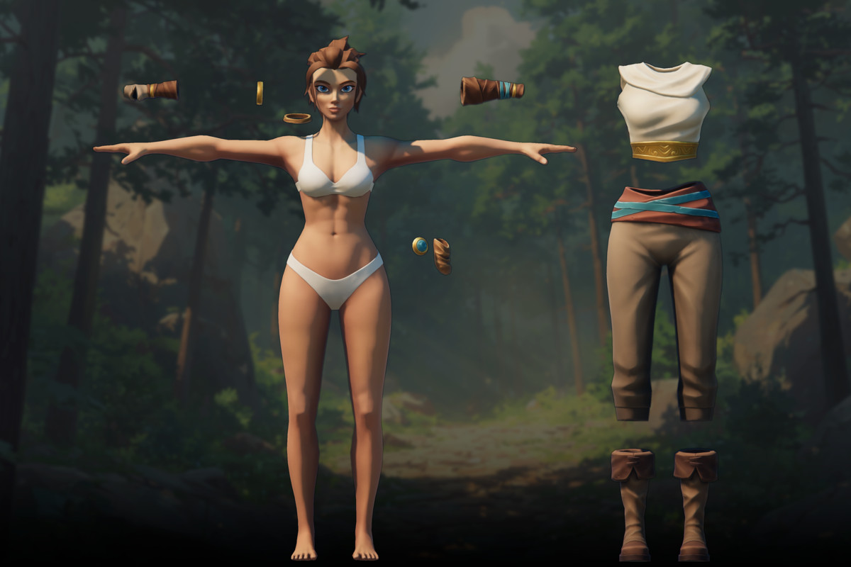 Stylized Medieval Modular Characters