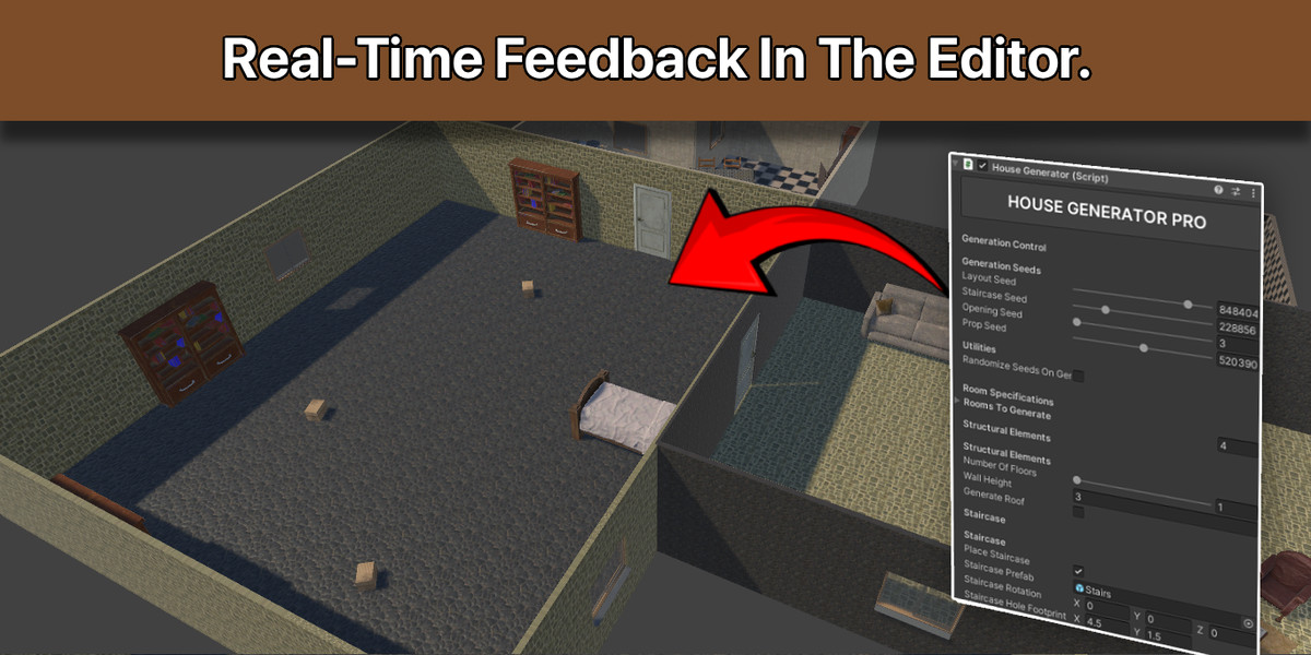 Procedural World-Level Generator Pro - Cities, Terrain, Maze, Dungeon Builder