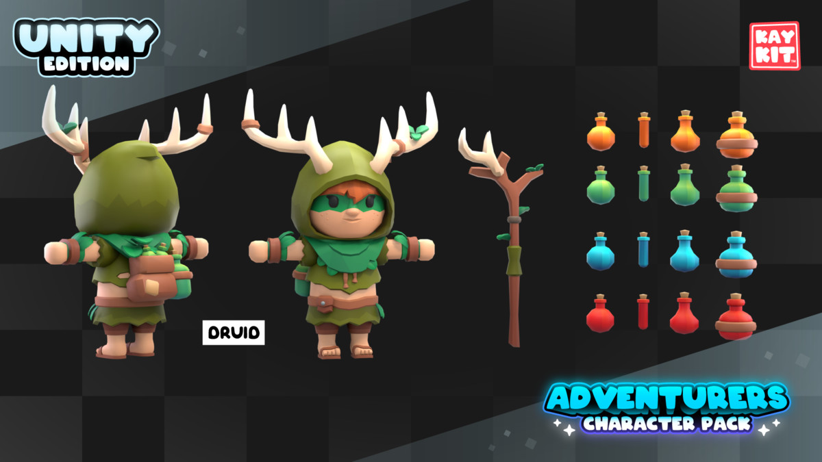 KayKit - Adventurers Character Pack (for Unity)