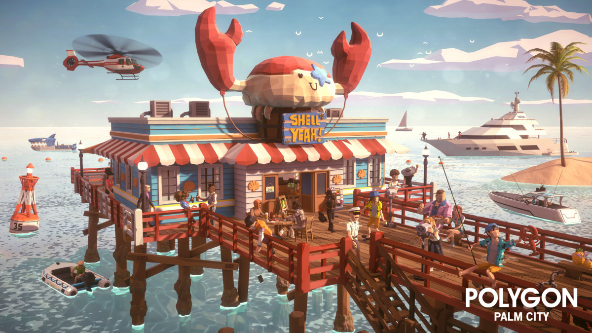 POLYGON - Palm City - Art by Synty