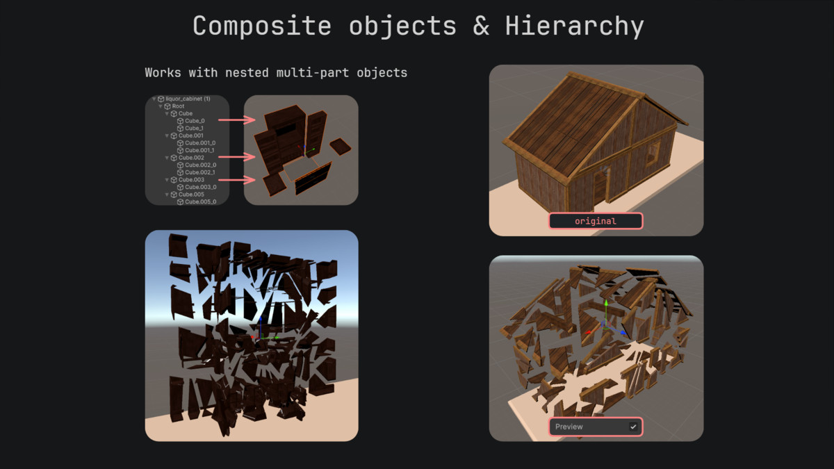 BOSS: Procedural Mesh Destruction & Fracture